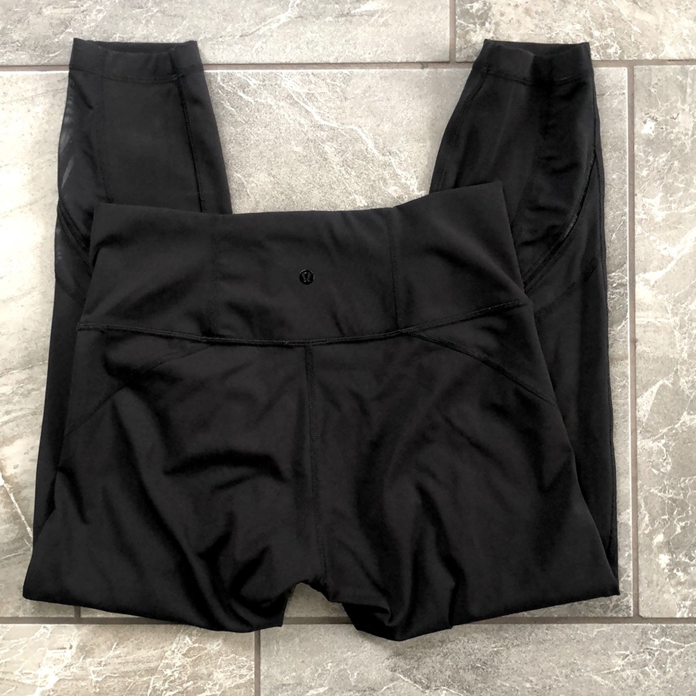 🍋 Lululemon High Waist black leggings size 12